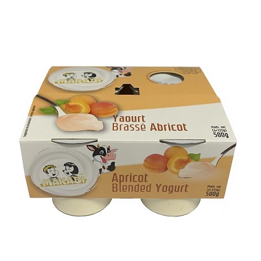 YOGURT -  APRICOT YOGURT MAKABI X4 K/P